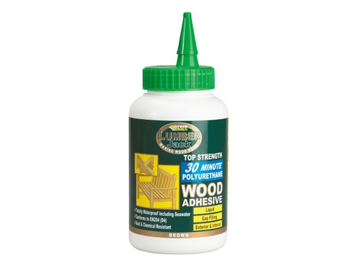 [EVB30MINPU7] Lumberjack 30min Polyurethane Wood Adhesive Liquid 750g