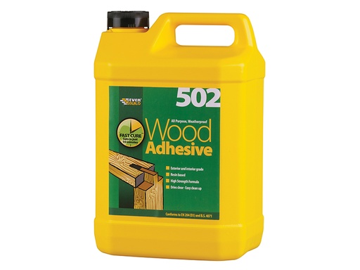 [EVBWOOD5] 502 All Purpose Weatherproof Wood Adhesive 5 litre