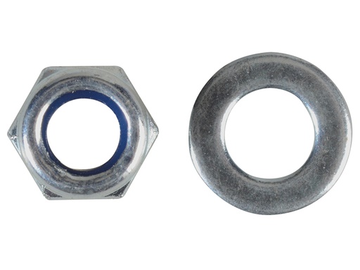 [FORFPNYL5] Nyloc Nuts & Washers Zinc Plated M5 ForgePack 40