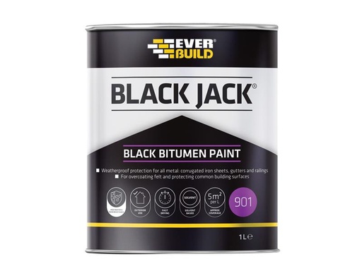 [EVB90101] Black Jack® 901 Black Bitumen Paint 1 litre