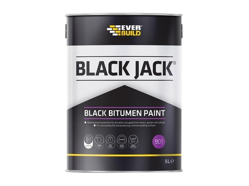 [EVB90105] Black Jack® 901 Black Bitumen Paint 5 litre