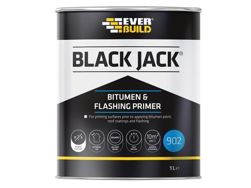 [EVB90201] Black Jack® 902 Bitumen & Flashing Primer 1 litre