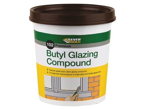 [EVBBUTGCB2KG] 102 Butyl Glazing Compound Brown 2kg