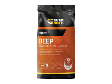 [EVBJETX6] Jetcem Premix Sand & Cement Grey 12kg (2 x 6kg Packs)