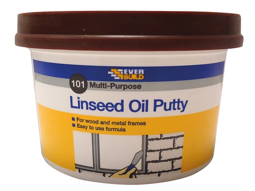 [EVBMPPB05] 101 Multi-Purpose Linseed Oil Putty Brown 500g