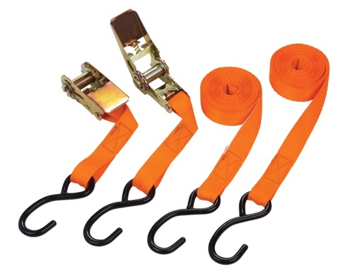 [B/S45407] Ratchet Tie-Down Set 25mm x 4.5m