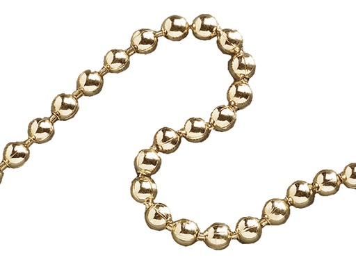 [FAICHBPB3210] Ball Chain Polished Brass 3.2mm x 10m