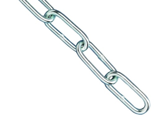 [FAICHCUT40Z] Zinc Plated Chain 4mm x 2.5m - Max. Load 120kg