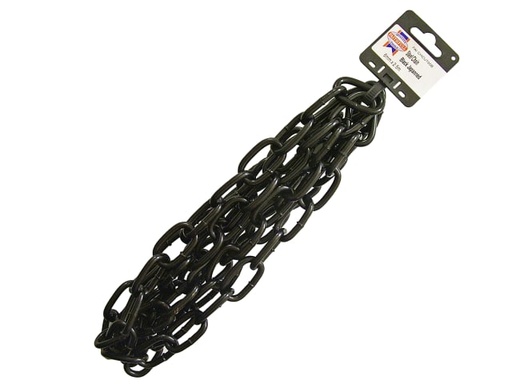 [FAICHCUT60B] Black Japanned Chain 6.0mm x 2.5m - Max. Load 250kg