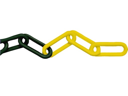 [FAICHPYB812C] Plastic Chain 8mm x 12.5m Yellow / Black