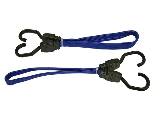 [FAITDBUNG18] Flat Bungee Flat Cord 46cm (18in) Blue 2 Piece