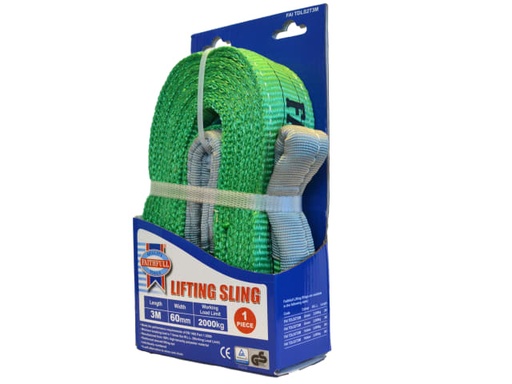 [FAITDLS2T3M] Lifting Sling Green 2 Tonne 60mm x 3m