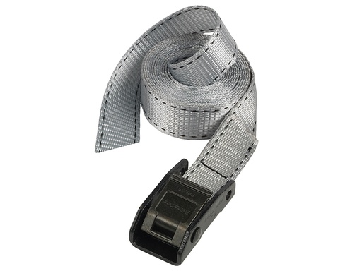 [MLK3111E] Lashing Strap with Metal Buckle, Grey 2.5m 150kg (Single)