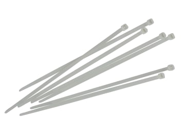 [FAICT200W] Cable Ties White 3.6 x 200mm (Pack 100)