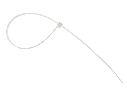 [FORCT300N] Cable Tie Natural/Clear 4.8 x 300mm (Bag 100)