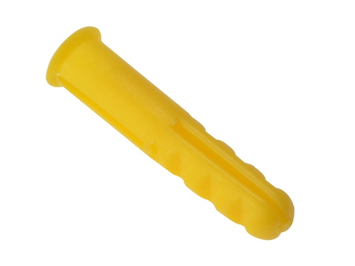 [FOREXP2] Plastic Wall Plug Yellow No.4-6 Box 1000