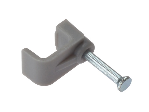 [FORFCC4G] Cable Clip Flat Grey 4.00mm Box 100