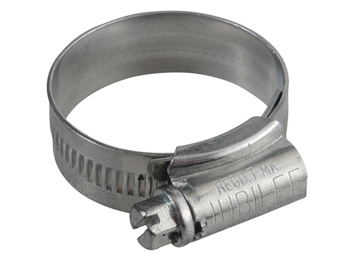 [JUB1] 1 Zinc Protected Hose Clip 25 - 35mm (1 - 1.3/8in)