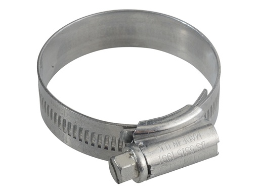 [JUB1M] 1M Zinc Protected Hose Clip 32 - 45mm (1.1/4 - 1.3/4in)