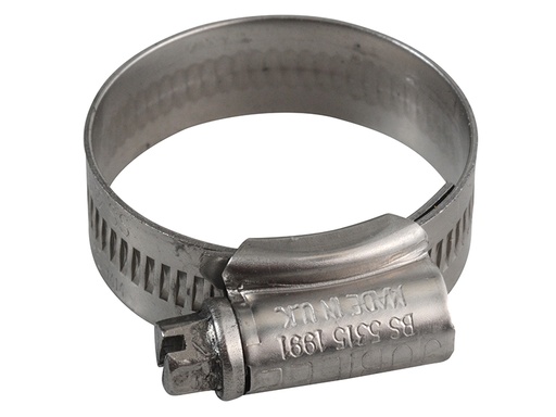 [JUB1SS] 1 Stainless Steel Hose Clip 25 - 35mm (1 - 1.3/8in)