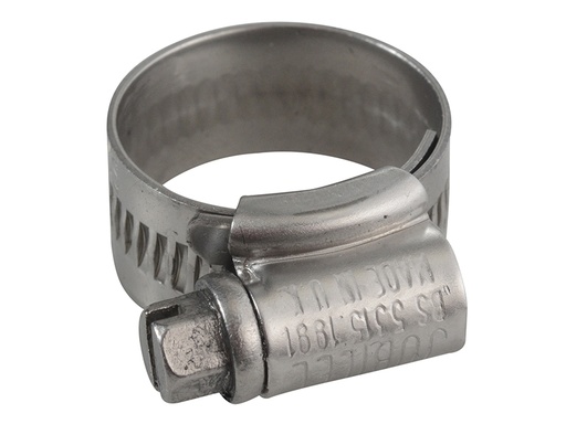 [JUBOSS] O Stainless Steel Hose Clip 16 - 22mm (5/8 - 7/8in)