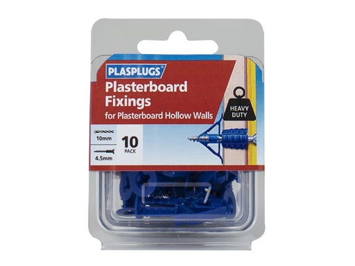 [PLAHCF110] HCF110 Heavy-Duty Plasterboard Fixings Pack of 10