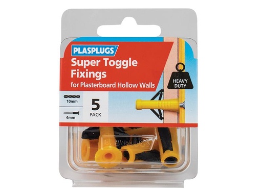 [PLAHWST005] Super Toggle Fixings Pack 5