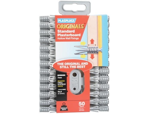 [PLASCF552] SCF 552 ORIGINALS Plasterboard Fixings (50)