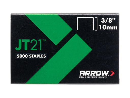 [ARRJT2138] JT21 T27 Staples 10mm (3/8in) (Box 5000)