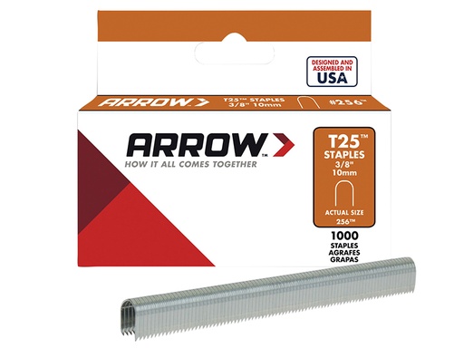 [ARRT2538] T25 Staples 10mm (3/8in) (Box 1000)