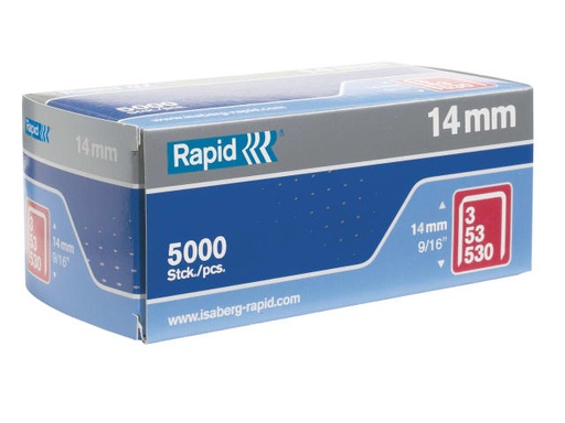 [RPD5314B5000] 53/14B 14mm Galvanised Staples (Box 5000)