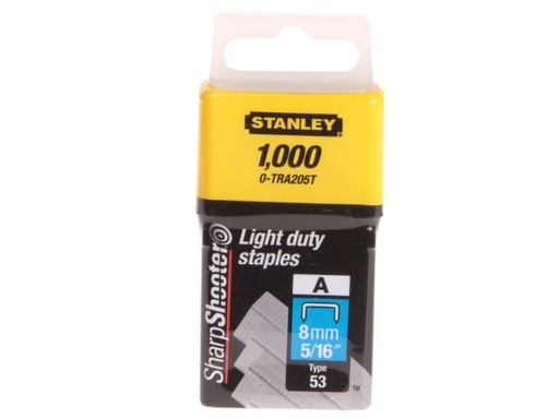 [STA0TRA205T] TRA2 Light-Duty Staple 8mm TRA205T (Pack 1000)