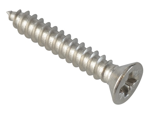 [FOR184669] Self-Tapping Screw Pozi Compatible CSK A2 SS 1in x 8 ForgePack 20