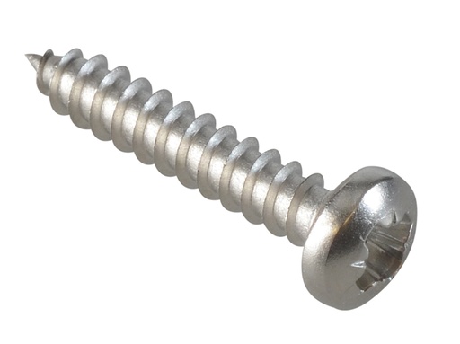 [FOR184966] Self-Tapping Screw Pozi Compatible Pan A2 SS 3/4in x 6 ForgePack 40