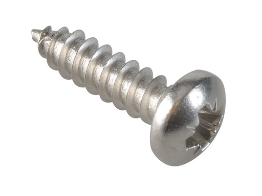 [FOR185055] Self-Tapping Screw Pozi Compatible Pan A2 SS 5/8in x 8 ForgePack 35