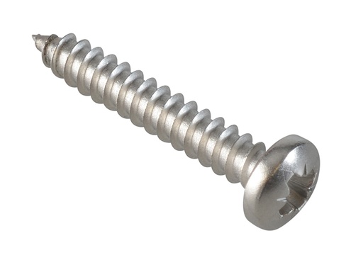 [FOR185116] Self-Tapping Screw Pozi Compatible Pan A2 SS 1in x 8 ForgePack 25