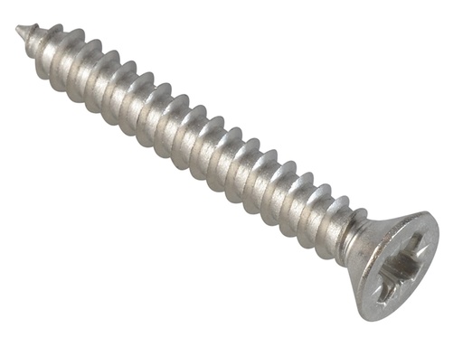 [FOR185147] Self-Tapping Screw Pozi Compatible Pan A2 SS 1.1/4in x 8 ForgePack 20