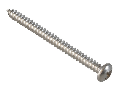 [FOR185208] Self-Tapping Screw Pozi Compatible Pan A2 SS 2in x 8 ForgePack 12