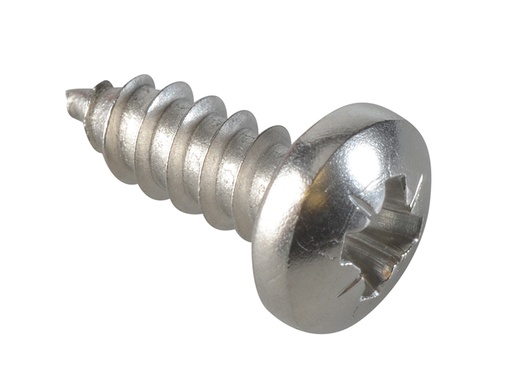 [FOR185239] Self-Tapping Screw Pozi Compatible Pan A2 SS 1/2in x 10 ForgePack 25