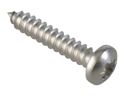 [FOR185291] Self-Tapping Screw Pozi Compatible Pan A2 SS 1in x 10 ForgePack 15