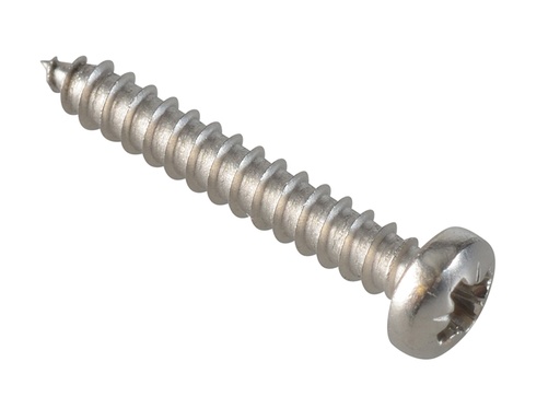 [FOR185659] Self-Tapping Screw Pozi Compatible Pan A2 SS 3/4in x 4 ForgePack 50