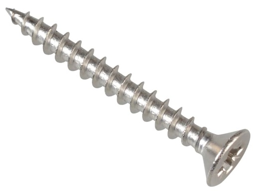 [FORPOZI3530S] Multi-Purpose Pozi Compatible Screw CSK ST S/Steel 3.5 x 30mm Box 200