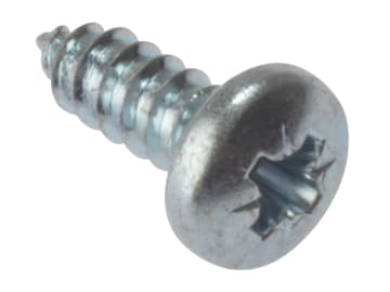 [FORSTP110Z] Self-Tapping Screw Pozi Compatible Pan Head ZP 1in x 10 Box 200