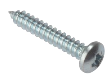 [FORSTP1128Z] Self-Tapping Screw Pozi Compatible Pan Head ZP 1.1/2in x 8 Box 200