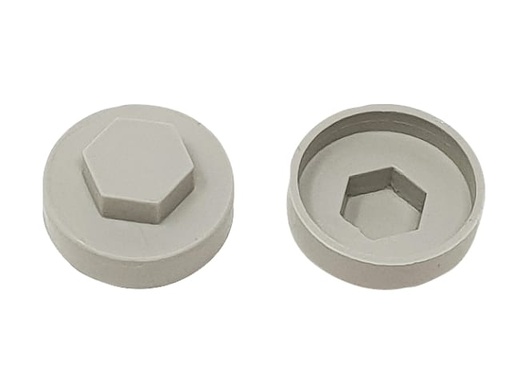 [FORTFCC16GG] TechFast Cover Cap Goosewing Grey 16mm (Pack 100)