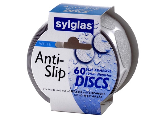 [SYLASDWH] Anti-Slip Discs 40mm White (Pack 60)