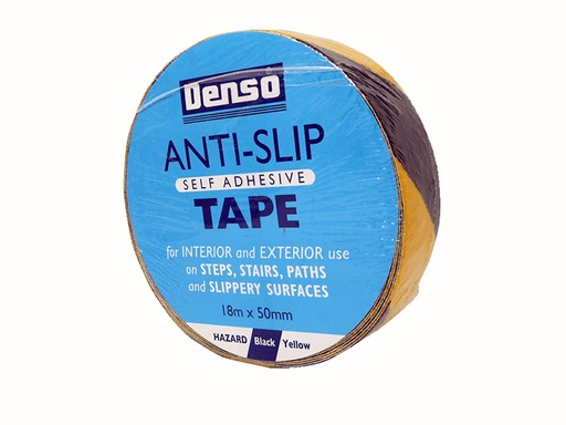 [SYLASTBLY18] Anti-Slip Tape 50mm x 18m Black & Yellow Hazard