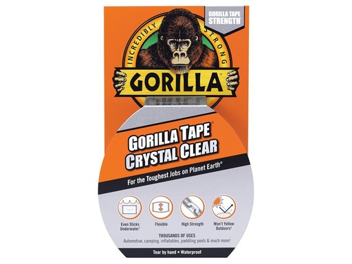 [GRGCLTAPE48] Gorilla Tape® 48mm x 8.2m Crystal Clear