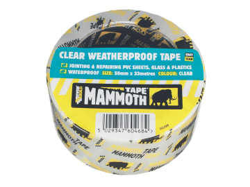 [EVB2CLEAR10] Weatherproof Tape 50mm x 10m Clear