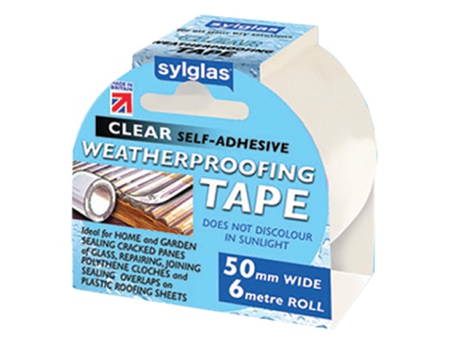 [SYLWT506] Weatherproofing Tape 50mm x 6m Clear